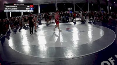 215 lbs Champ. Round 2 - James Mahon, Goodrich Wrestling Club vs Colton Lemons, MVKWA Miamisburg Youth Wrestling Club