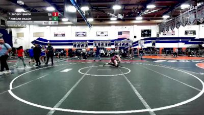155 lbs Champ. Round 2 - Keegan Dillon, La Canada vs Lindsey Smith, Torrance