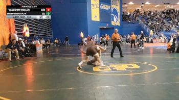 150 lbs Cons. Round 5 - Benjamin Koch, Blair Academy vs Jackson Weller, Delran