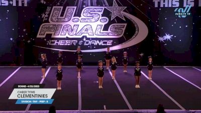 Cheer Tyme - ClemenTinies [2023 L1.1 Tiny - PREP - B 4/23/2023] 2023 The U.S. Finals: New Jersey