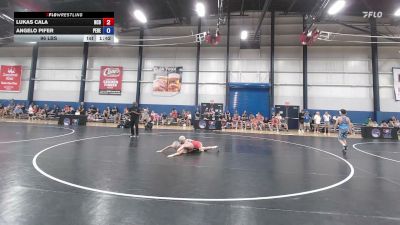96 lbs Lukas Cala, North Carolina Blue vs Angelo Pifer, Pennsylvania Red