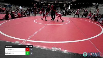 51 lbs 3rd Place - Tripp Cooper, Collinsville Cardinal Youth Wrestling vs Barrett Smith, Owasso Takedown Club