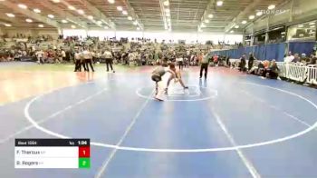 152 lbs Quarterfinal - Frankie Theroux, NY vs Benny Rogers, NY