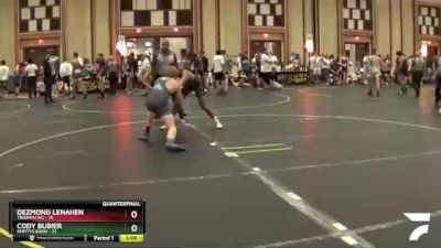 150 lbs Quarterfinals (8 Team) - Cody Bubier, Smittys Barn vs Dezmond Lenahen, Triumph WC