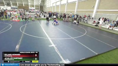 84 lbs Cons. Round 5 - Achilles Martinez, Grindhouse WC vs Ryland Howard, Buzzsaw WC