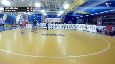 285 lbs 3rd Place Match - Devon Young, North Port HIgh School vs Renzo Cooligan, Unaffiliated