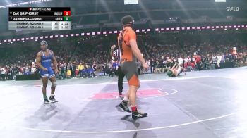 D1-138 lbs Champ. Round 1 - Gavin Holcombe, Salem vs Zac Grifhorst, Grandville