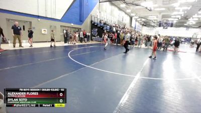 82 lbs Cons. Round 4 - Alexander Flores, Olympus-Skyline vs Dylan Soto, Champions Wrestling Club