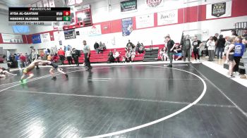 64 lbs Rr Rnd 3 - Aysa Al-Qahtani, Wyandotte Youth Wrestling vs Hendrix Blevins, Northeast Take Down Club