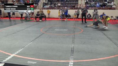 116_G lbs 5th Place - Amelia Cobbs, North Allegheny vs Josie Wood, Octorara