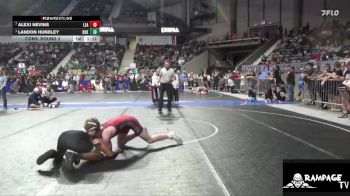 140 lbs Cons. Round 2 - Alexi Nevins, Leavenworth vs Landon Hundley, De Soto Kids