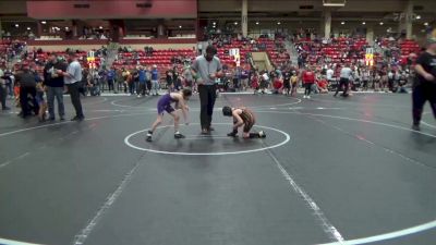 64 lbs Cons. Semi - Cason Gatewood, Ark City Takedown Wrestling Cl vs Kyler Myrick, Team Lightning Wrestling Club