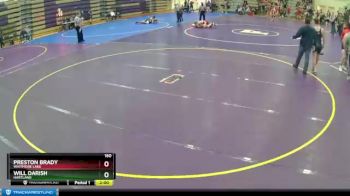 160 lbs Round 1 - Will Darish, Hartland vs Preston Brady, Whitmore Lake