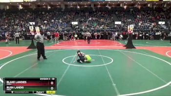 58 lbs Cons. Semi - Blake Landies, CHW1 vs Rush Landis, PROA