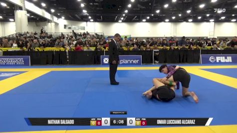 Omar Lucciano Alcaraz vs Nathan Salgado 2025 World IBJJF Jiu-Jitsu No-Gi Championship