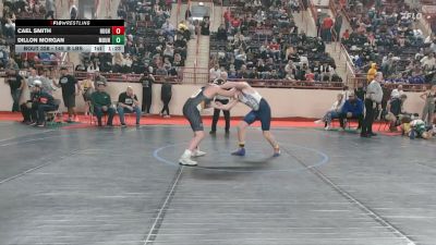 145_B lbs Round Of 32 - Cael Smith, Hughesville vs Dillon Morgan, Mount Union