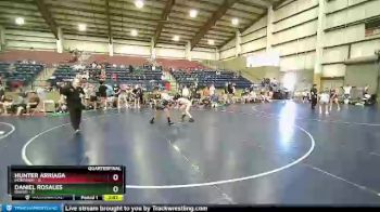 106 lbs Quarterfinals (8 Team) - Hunter Arriaga, MONTANA1 vs Daniel Rosales, IDAHO1