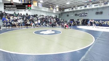 175 lbs Cons. Round 2 - Maximo Nava, Barstow vs Izaac Esparza, Paloma Valley