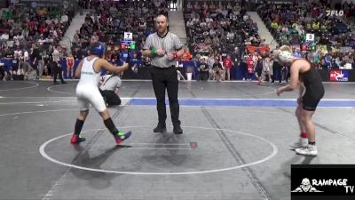 110 lbs Champ. Round 1 - Joseph Hawkins, Wichita Blue Knights vs Cole Flower, Plainville Kids Wrestling Club