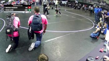 70 lbs Champ. Round 1 - Evan Love, Gretna Youth Wrestling Club vs Matias Guzman, Hershey Youth Wrestling