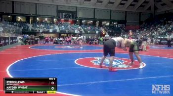 1A-285 lbs Cons. Round 2 - Byron Lewis, Bryan County vs Hayden Wheat, Pepperell