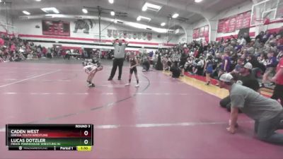 55-60 lbs Round 3 - Lucas Dotzler, Pirate Powerhouse Wrestling Ac vs Caden West, Odessa Youth Wrestling