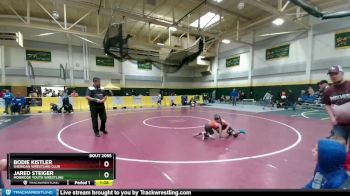 60 lbs 5th Place Match - Bodie Kistler, Sheridan Wrestling Club vs Jared Steiger, Mobridge Youth Wrestling