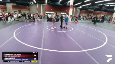 215 lbs Cons. Round 2 - Brandon Salinas, Dead Shot Wrestling Club vs Gavin Nutt, Harker Heights High School Wrestling