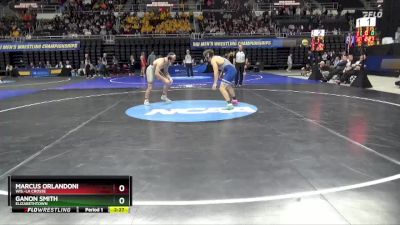 184 lbs Semifinal - Ganon Smith, Elizabethtown vs Marcus Orlandoni, Wis.-La Crosse