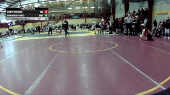 132 lbs Champ. Round 2 - Drew Roggie, St Christopher`s School vs Brandon Veno, Massillon Perry