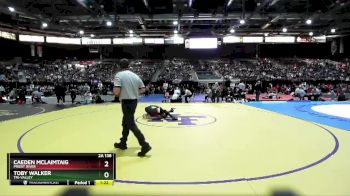 2A 138 lbs Champ. Round 1 - Toby Walker, Tri-Valley vs Caeden McLaimtaig, Priest River
