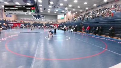 114 lbs Cons. Round 3 - Alexandra Sedwick, Prosper Rock Hill vs Patty Chernov, CW College Park