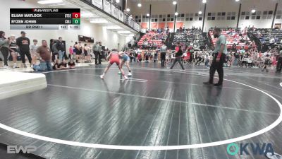 67-70 lbs Rr Rnd 1 - Elijah Matlock, Sallisaw Takedown Club 2 vs Ryzen Johns, Collinsville Cardinal Youth Wrestling