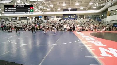 85 lbs Placement (16 Team) - Vayda Chavez, Gold Rush vs Addison Aplin, Idaho Red