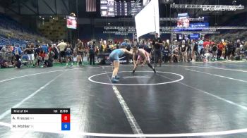 132 lbs Rnd Of 64 - Anna Krause, New Hampshire vs Mea Mohler, Texas