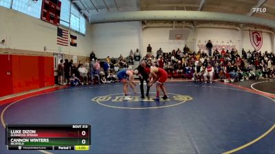 132 lbs Cons. Round 1 - Luke Dizon, Glenwood Springs vs Cannon Winters, Richfield