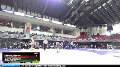 120 lbs Quarters & 1st Wb (16 Team) - Rudy Rodriguez, Grand Island vs Darrek Andrew, Lincoln Southeast