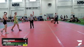 138 lbs Round 5 (8 Team) - Riddeck Romano, 84 Athletes vs Andy Davis, Combat Athletics Red
