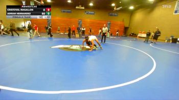 175 lbs Finals (4 Team) - Adrian Hernandez, Madera vs Cristoval Magallon, Clovis East