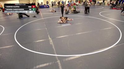 10U - 71 lbs Quarters - Hunter Klepsa, Princeton Wrestling vs Rowen Christensen, Summit Wrestling Academy