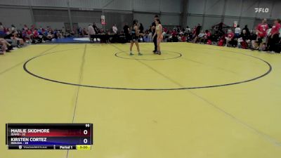 95 lbs Round 2 (8 Team) - Marlie Skidmore, Idaho vs Kirsten Cortez, Indiana