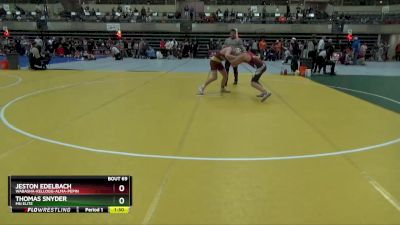 155 lbs Round 3 - Thomas Snyder, Mn Elite vs Jeston Edelbach, Wabasha-Kellogg-Alma-Pepin