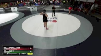 235 lbs Quarterfinal - Bella Glenn, California vs Bella Castellanoz, Blazers Wrestling Club