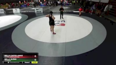 235 lbs Quarterfinal - Bella Glenn, California vs Bella Castellanoz, Blazers Wrestling Club