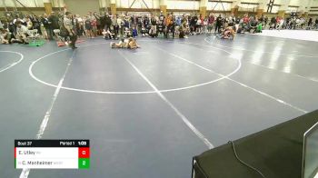 93 lbs Cons. Round 2 - Caleb Manheimer, West Jordan vs Easton Utley, Cowan Wrestling Academy