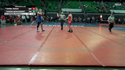 7A 285 lbs Champ. Round 1 - Daniel Hogan, Hewitt-Trussville vs Hunter Montgomery, Tuscaloosa County