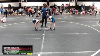 58 lbs Semifinal - Rowan Holsopple, Eastside Youth Wrestling vs Conner Burleson, Spartanburg Wrestling Academy