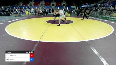 175 lbs Cons 8 #1 - Carson Mize, OH vs Matthew Jens, IL