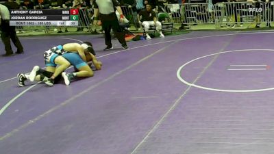 160 lbs Consolation - Anthony Garcia, Manasquan vs Jordan Rodriguez, Montclair