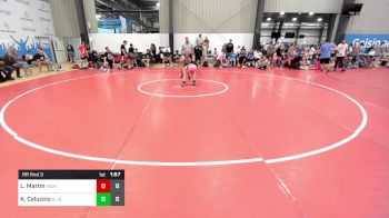 109 lbs Rr Rnd 3 - Layne Martin, Michigan Grapplers vs Killian Coluccio, NJ Black And Yellow